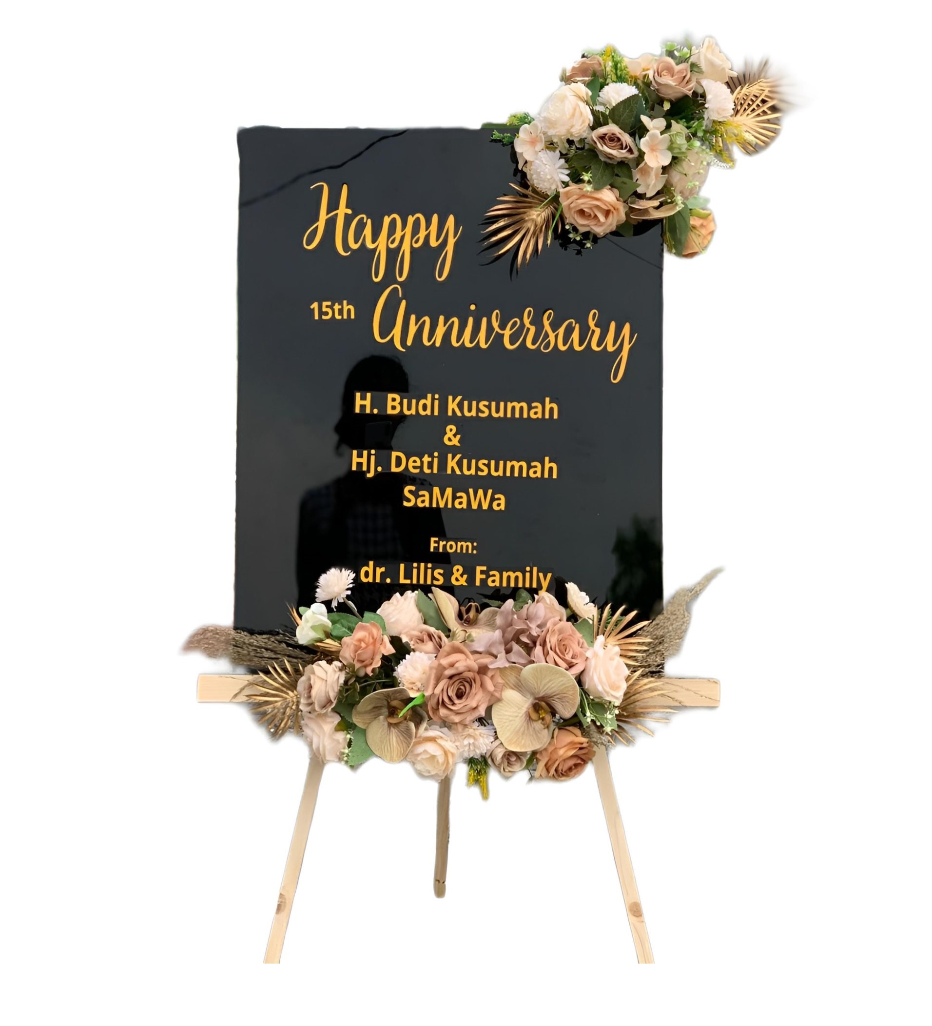 Papan Bunga Akrilik Mapanget